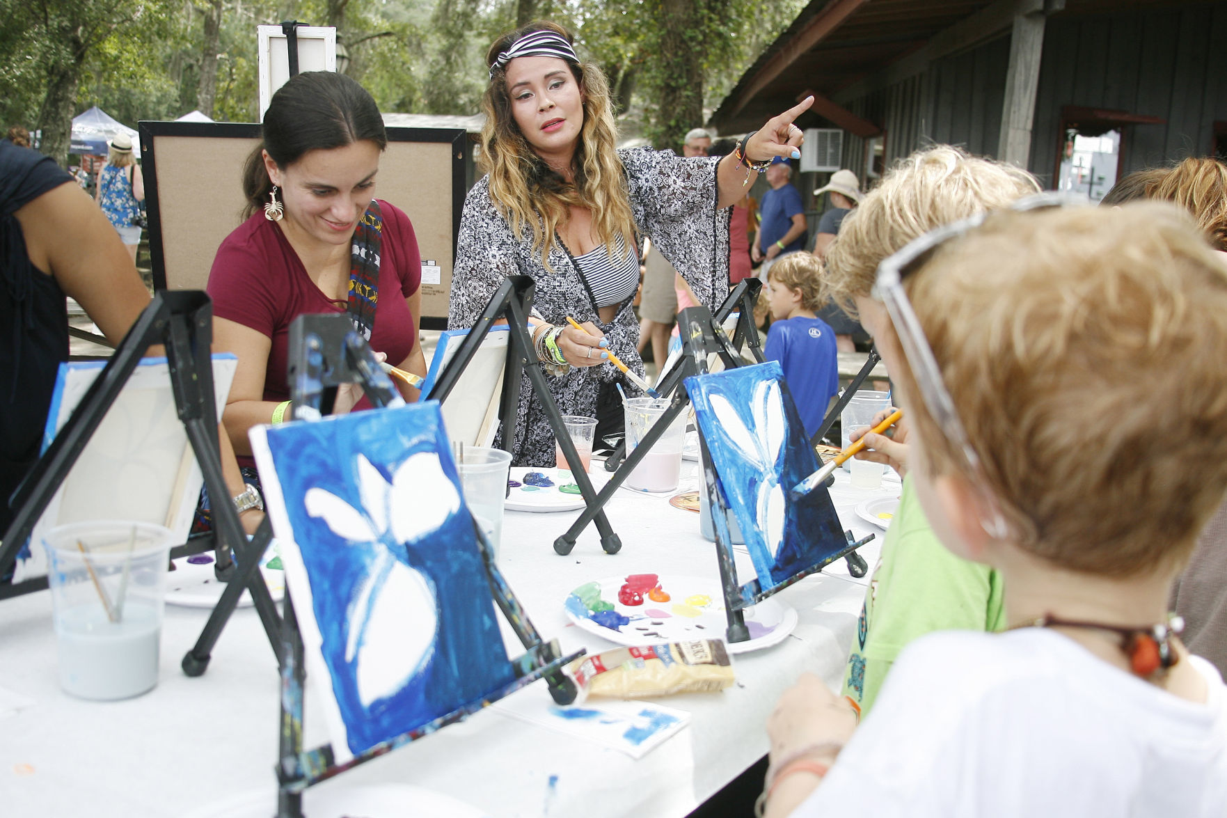Wine & Canvas with kids